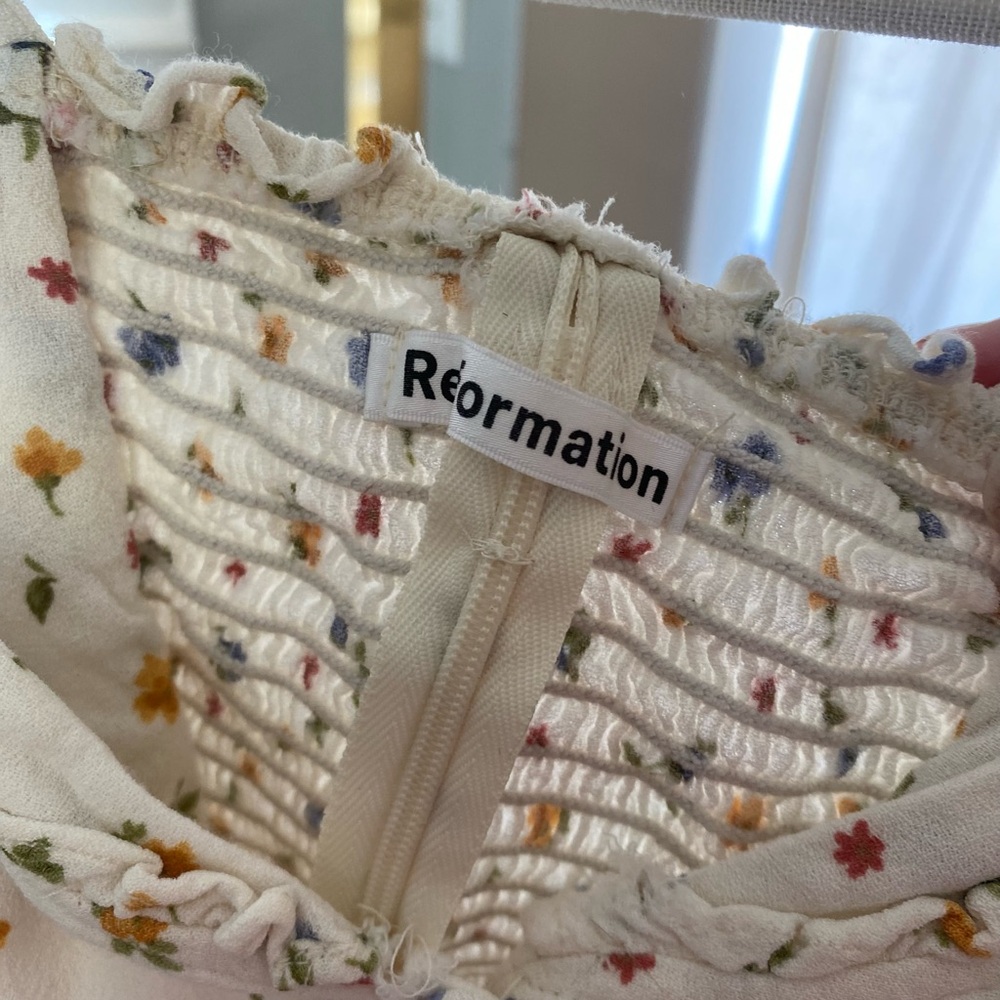 Reformation off the shoulder top.